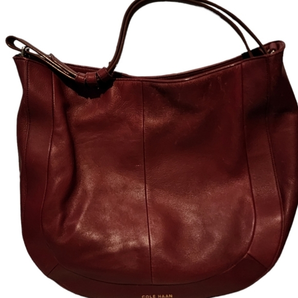 Cole Haan Leather Bag and Talbots Belted Blazer Size 8P - Picture 3 of 11